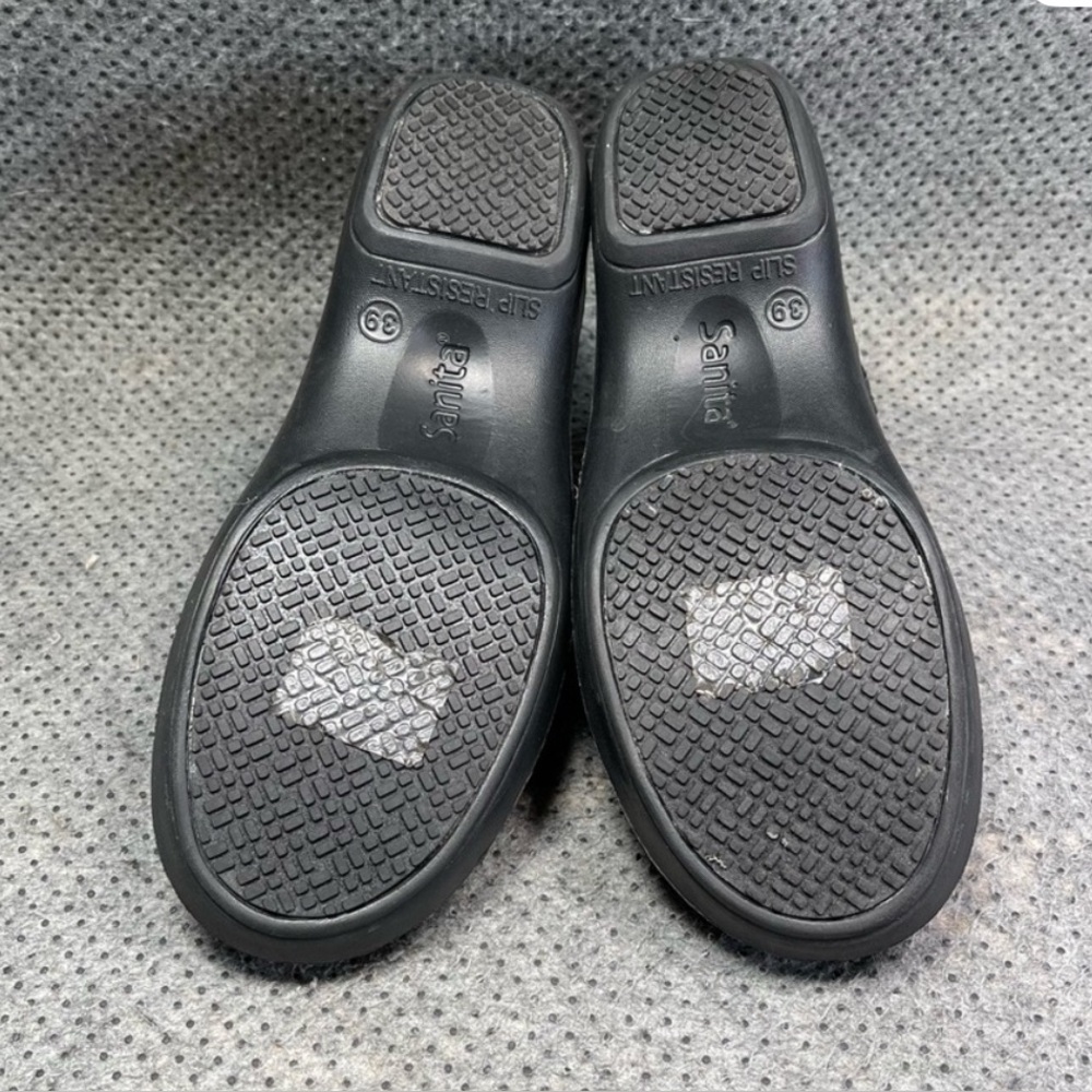 Sanita Black Day of the Dead Clogs - Picture 7 of 8